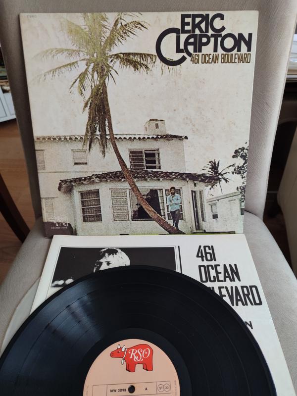 ERIC CLAPTON - 461 OCEAN BOULEVARD - 1974 Japonya Basım - 33lük LP  PLAK - Obi’siz 2. el