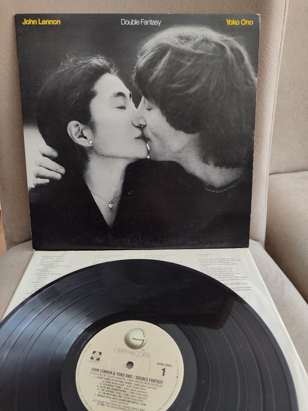 JOHN LENNON / YOKO ONO -  Double Fantasy - 1980 USA Basım - 33 lük LP Plak Albüm 2. el