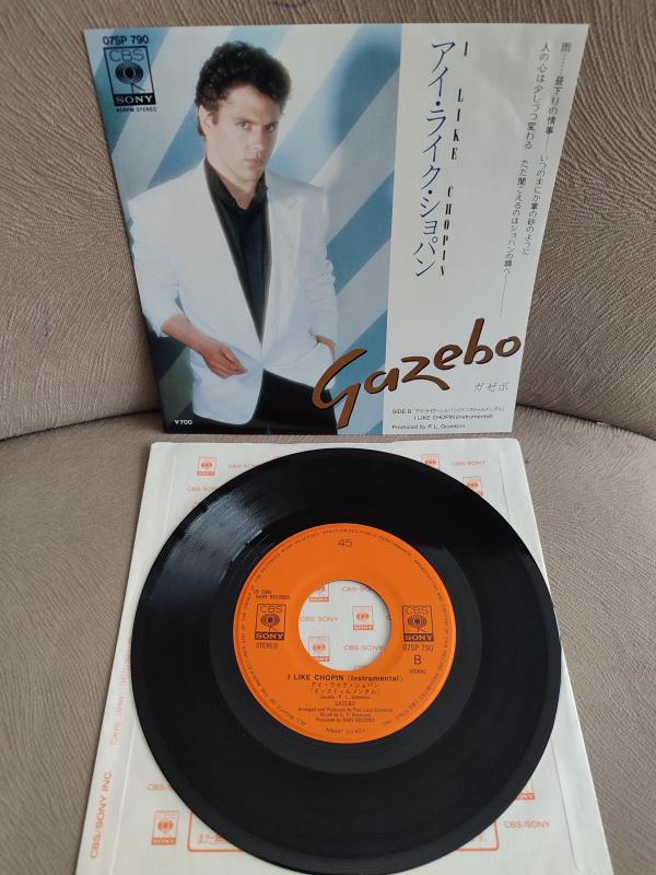 GAZEBO  - I Like Chopin - 1983 Japonya Basım 45lik Plak 2. EL