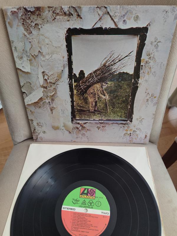 Led Zeppelin Led Zeppelin IV - 1971 Kanada Basım 33 Lük LP Albüm 2.el Stairway To Heaven Bu Albümde