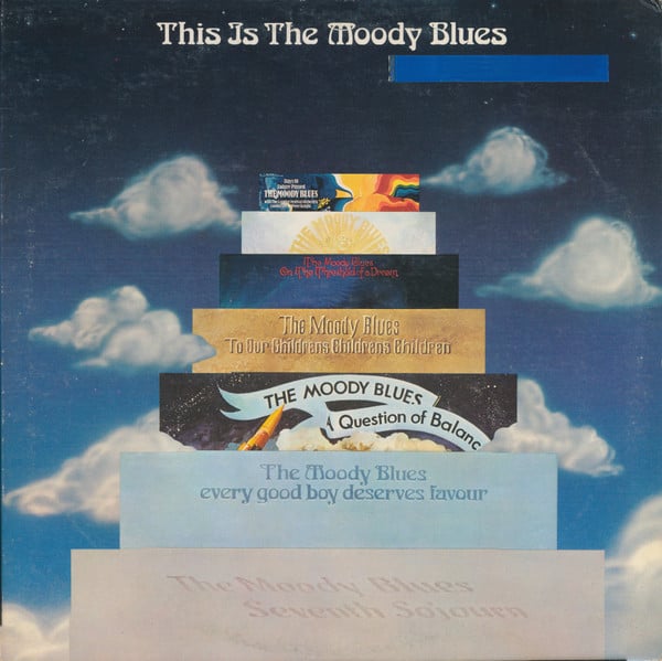 MOODY BLUES - THIS IS THE MOODY BLUES - 2 LP - 1974 USA BASKI DOUBLE LP - 33 LÜK PLAK