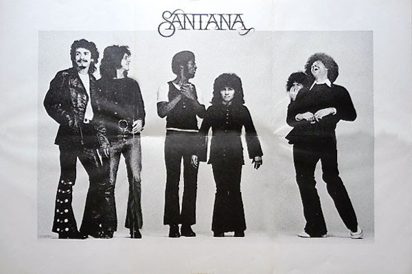 SANTANA – ABRAXAS - 1974 Japonya   Basım 33 lük LP Albüm - 62x85 cm POSTERLİ Obi’siz