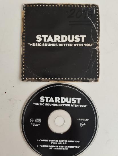 Stardust – Music Sounds Better With You - 1998 Avrupa Basım - 2. El CD, Single, Cardboard Sleeve