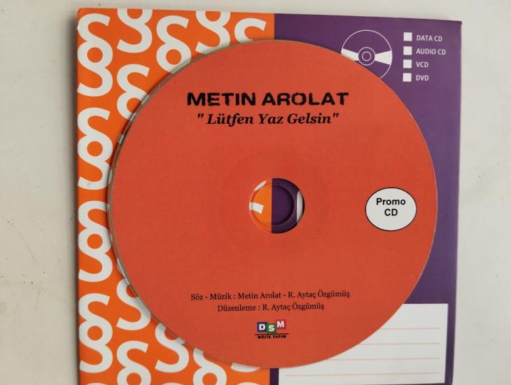 Metin Arolat / Lütfen Yaz Gelsin -  Türkiye Basım - 2. El CD, Single, Promo