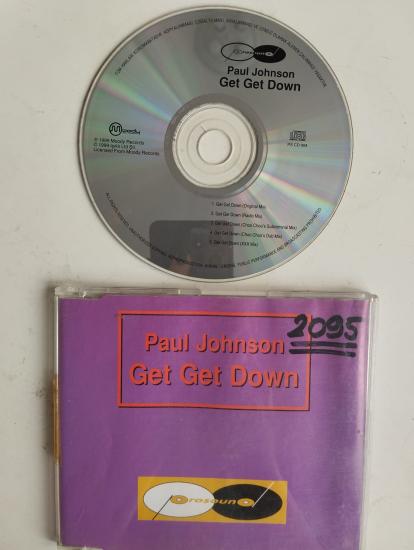 Paul Johnson – Get Get Down - 1999  Türkiye Basım - 2. El CD, Maxi-Single