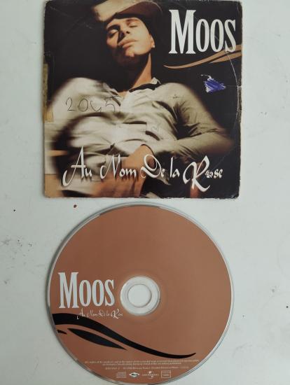 Moos  – Au Nom De La Rose - 1999 Avrupa Basım - 2. El CD, Single, Cardboard Sleeve