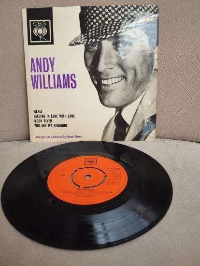 Andy Williams – Falling In Love With Love -  1963 İngiltere Basım  45 LİK EP PLAK