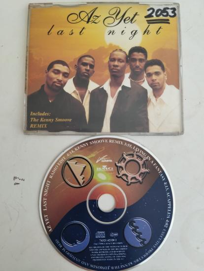 Az Yet – Last Night - 1996  Avrupa Basım 2. El  CD, Single