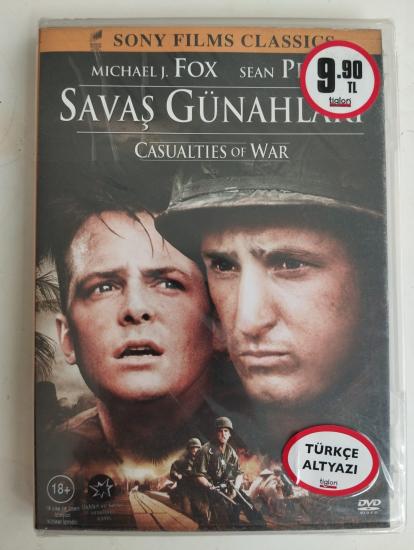 Savaş Günahları / Casualies of War - Michael j.Fox/ Sean Penn -  DVD Film - Açılmamış Ambalajında