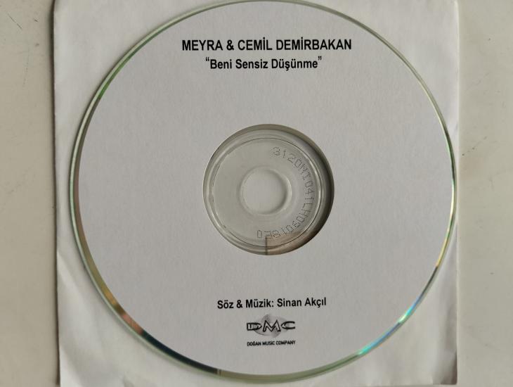 Meyra & Cemil Demirbakan / Beni Sensiz Düşünme - Türkiye Basım - 2. El CD, Single , Promo