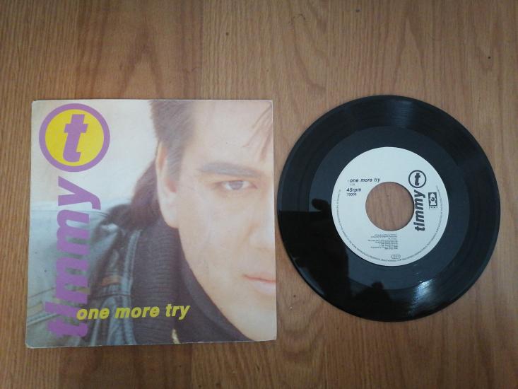 TIMMY T - ONE MORE TRY -1991 ALMANYA BASIM 45 LİK PLAK