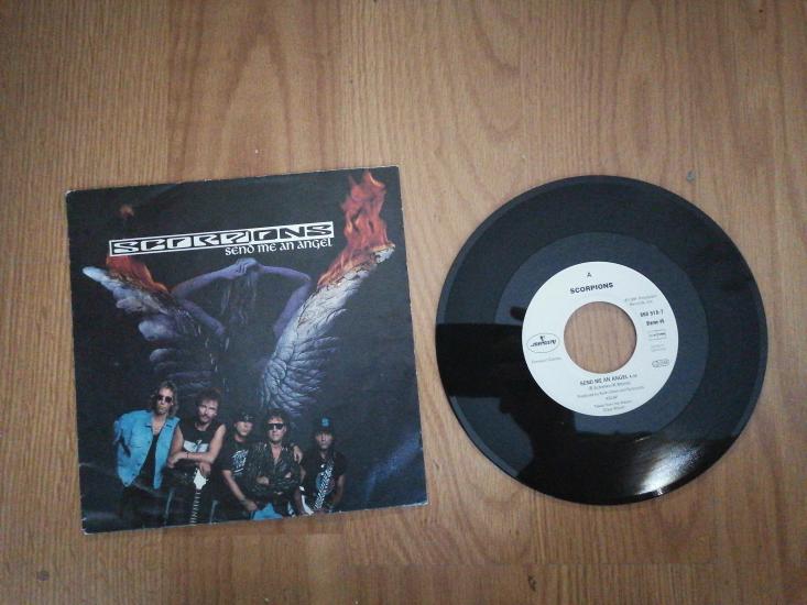 SCORPIONS - SEND ME AN ANGEL - 1991 ALMANYA BASIM 45 LİK PLAK