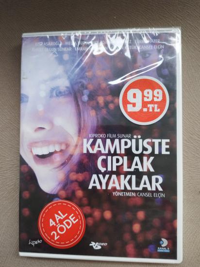 KAMPÜSTE ÇIPLAK AYAKLAR - EZRA ASAROĞLU - CANSEL ELÇİN - DVD-90DAKİKA(DVD)- TÜRKİYE BASIM