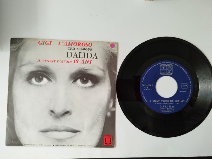 Dalida – Gigi L’Amoroso-1974 BELÇİKA BASIM 45 LİK PLAK