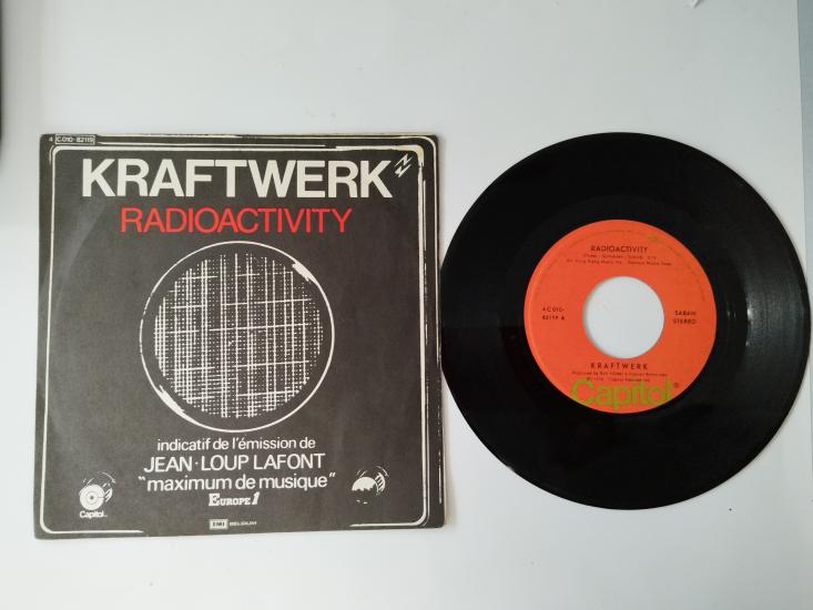 Kraftwerk Radioactivity -1976 BELÇİKA BASIM 45 LİK PLAK