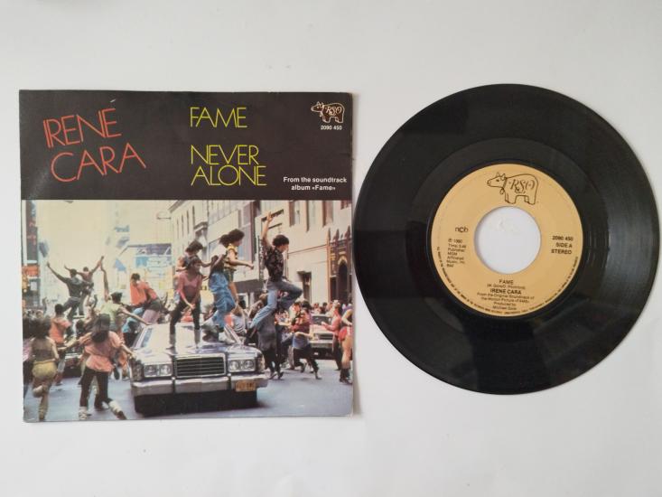 Irene Cara – Fame / Never Alone - 1980 İSKANDİNAVYA BASIM 45 LİK PLAK