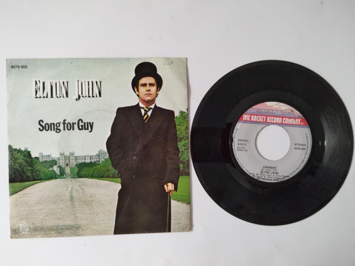 Elton John – Song For Guy - Lovesick -1978 HOLLANDA BASIM 45 LİK PLAK