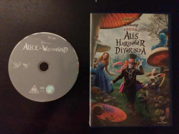 Alis Harikalar Diyarında- Tim Burton Filmi-2. El DVD Film