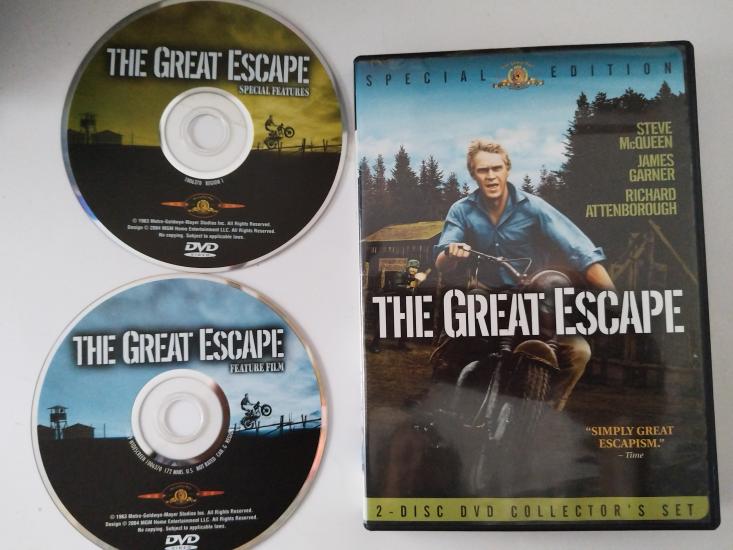 Büyük Firar / The Great Escape , Steve Mcqueen - John Sturges - 1. Bölge -türkçe altyazısız - Sansürsüz 2. el DVD Film