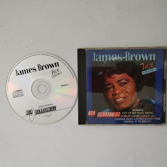 James Brown – Live Volume 1 - Fransa  Basım 2. El CD  Albüm