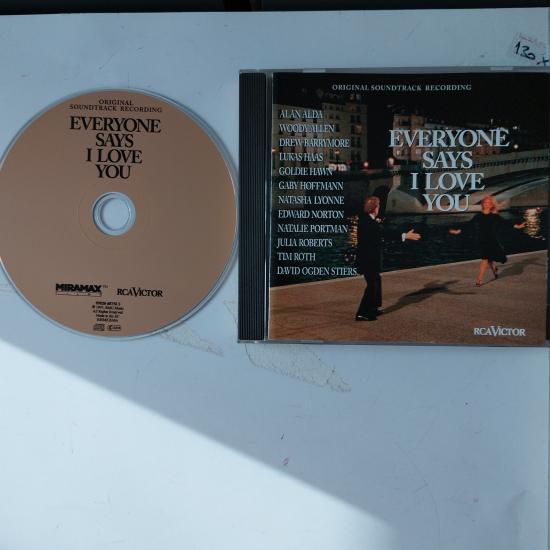 Everyone Says I Love You -  The Original Soundtrack Recording - 1997 Avrupa Basım 2. El   CD  Albüm