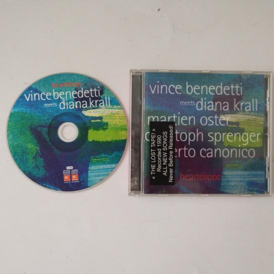 Vince Benedetti Meets Diana Krall –  Heartdrops - 2002 İsviçre  Basım -  2. El  CD Albüm