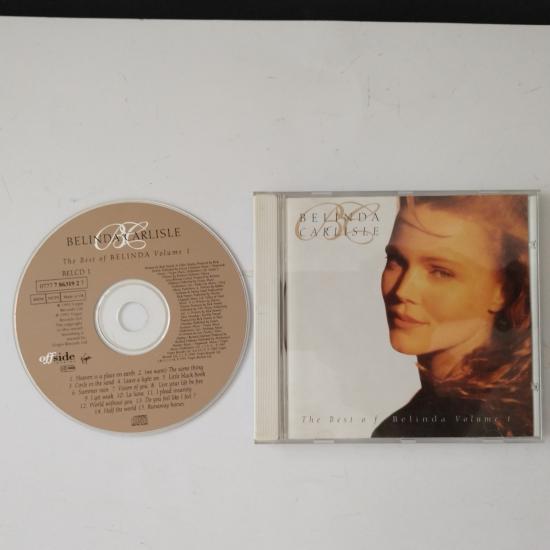 Belinda Carlisle  –  The Best Of Belinda Volume 1   - 1992 İngiltere  Basım -  2. El  CD Albüm