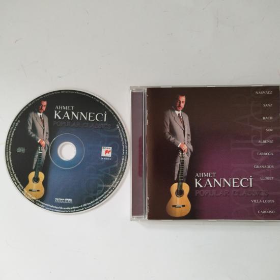 Ahmet Kanneci / Popular Classics  –  2002 Türkiye Basım  -  2. El   CD  Albüm