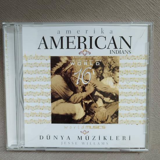 Dünya Müzikleri  / American Indians  /Jesse Willams –   2004 Türkiye Basım  -  2. El  CD  Albüm