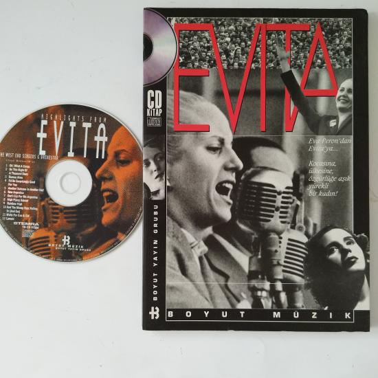 Evita –   Türkiye Basım  -  2. El  CD  Kitap Albüm