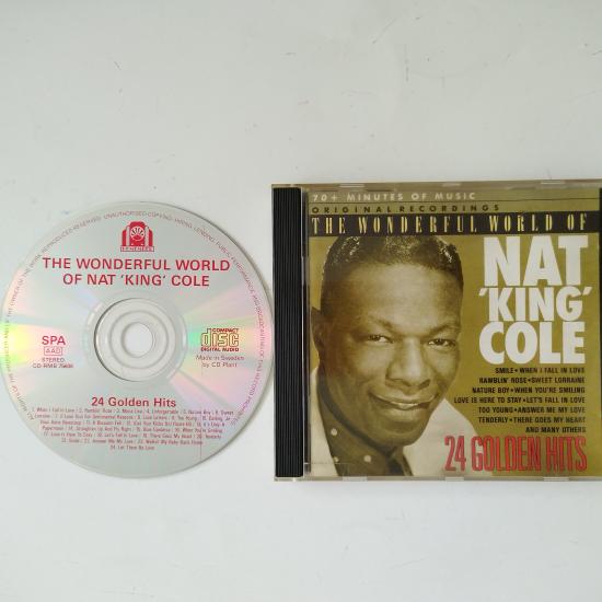 Nat King Cole – The Wonderful World Of Nat ’King’ Cole (24 Golden Hits) –   1988  Avrupa Basım  -  2. El  CD  Albüm