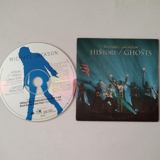 Michael Jackson ‎– HIStory / Ghosts  - 1997 Avusturya Basım - 2. El  CD Single, Cardboard Sleeve