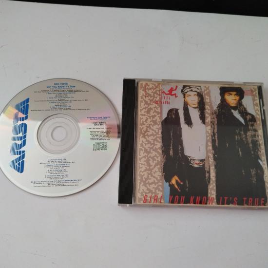 Milli Vanilli  –  Girl You Know It’s True  -  1989 Amerika Basım - 2. El  CD  Albüm