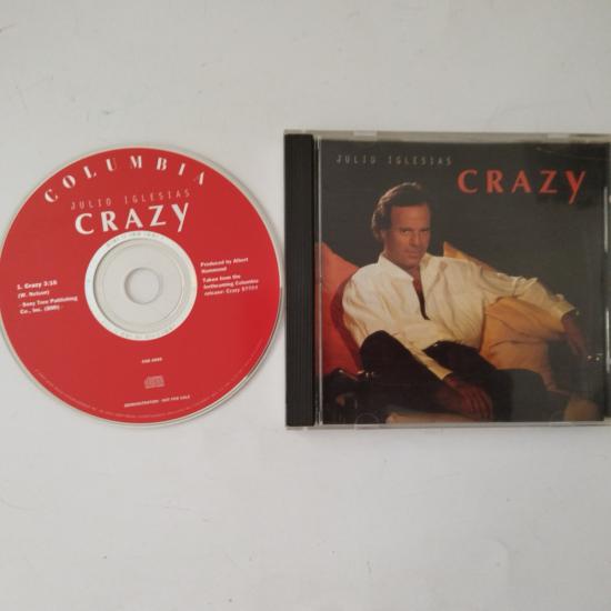 Julio Iglesias –  Crazy -  1994 Avrupa  Basım  2. El  CD Single