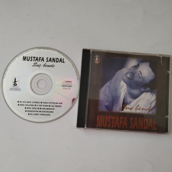 Mustafa Sandal ‎–  Suç Bende  - 1994 Türkiye Basım - 2. El CD Albüm / Kırmızı  Bandrollü