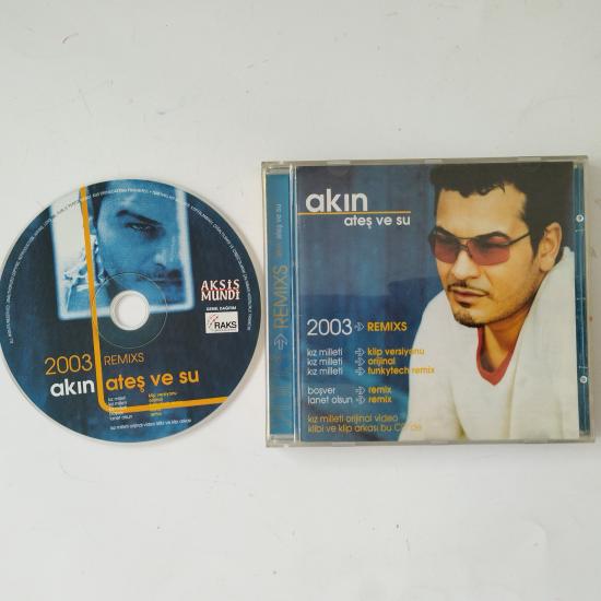 Akın – Ateş Ve Su (2003 Remixes)   -  2003 Türkiye Basım - 2. El CD Albüm