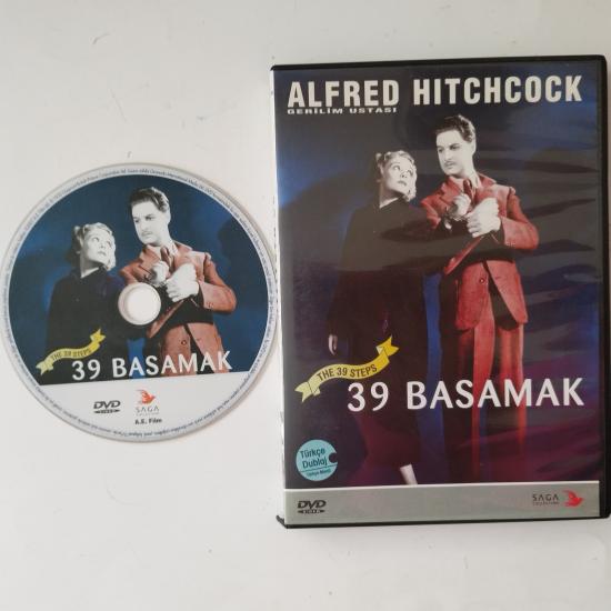 Alfred Hitchcock  / 39 Basamak  - 2. El  DVD Film / Türkçe Dublaj / siyah beyaz format