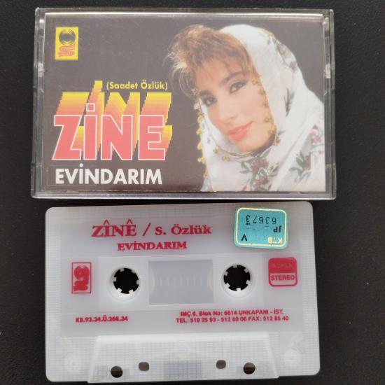 Saadet Özlük / Zine / Evindarım  –    1993 Türkiye Basım  Kaset ( kürtçe)