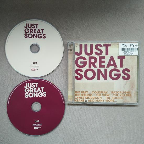 Just Great Songs  -  2007 Avrupa  Basım - 2. El 2XCD Albüm