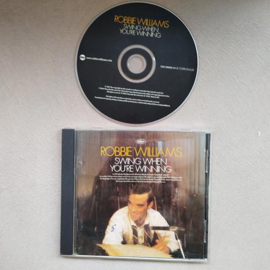 Robbie Williams  –  Swing When You’re Winning  -  2001  Avrupa Basım - 2. El  CD Albüm