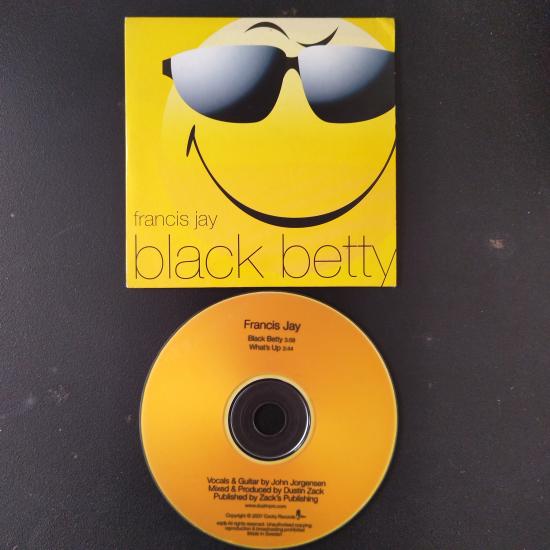 francis jay  / Black Betty   -   2007   İsveç  Basım - 2. El CD single