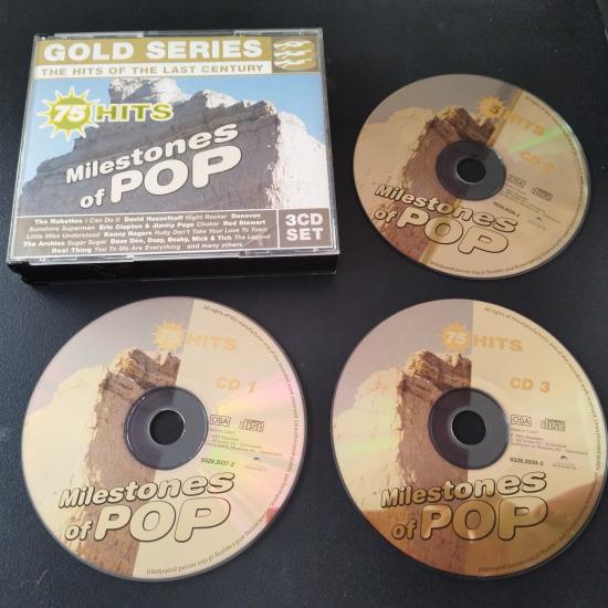 Gold Series / The Hits of The Last Century/ 75 Hits - Milestones of Pop  -   2001 isviçre  Basım - 2. El 3XCD  Albüm