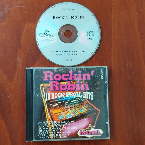 Rockin’ Robin - 16 Rock’N’Roll Hits - 1992  Yurtdışı  Basım - 2. El CD Albüm