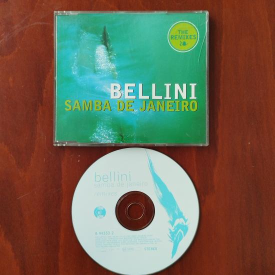 Bellini ‎–  Samba De Janeiro (The Remixes)   -  1997 Almanya   Basım - 2. El CD Maxi single