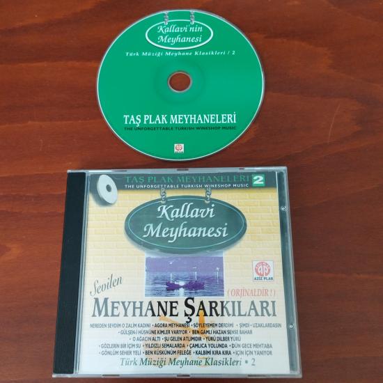 Taş Plak Meyhaneleri 2 / Kallavi Meyhanesi -  Türkiye Basım - 2. El CD Albüm