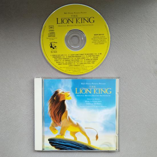 The Lion King / Soundtrack  -  1994 Fransa Basım -  2. El CD  Albüm