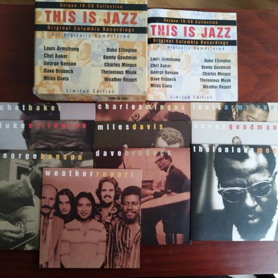 This Is Jazz - 1996 Avrupa Basım -  2. El 10 XCD Box Set