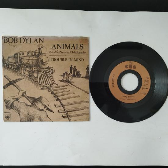 BOB DYLAN - ANIMALS ( MAN GAVE NAMES TO ALL THE ANIMALS ) - 1979 FRANSA BASIM 45 LİK PLAK