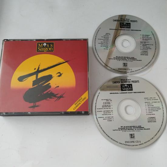 Boublil & Schönberg ‎– Miss Saigon - İngiltere Basım - 2. El CD Albüm