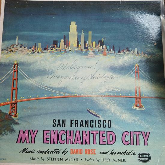 San Francisco: My Enchanted City - 1958 Amerika Basım 33Lük LP Plak